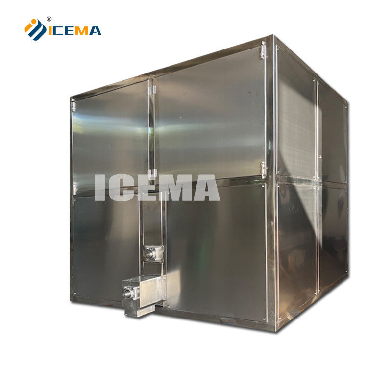 2T یخ مکعب ماشین صنعتی 1860W یخ ساز کریستال برای ذخیره یخ 2TON سود