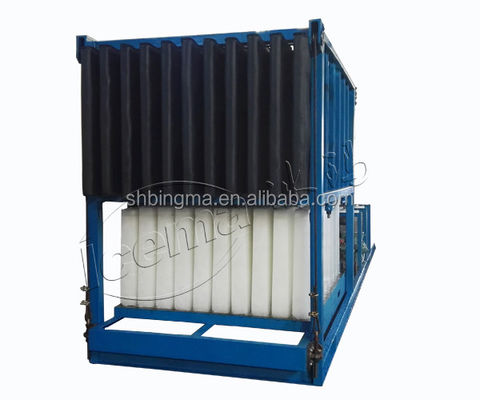 قیمت مناسب دستگاه تولید یخ تجاری 5T بلوک یخ آنلاین