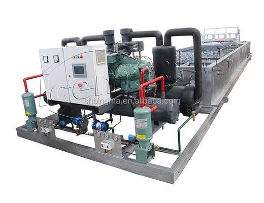 قیمت مناسب دستگاه یخ ساز بلوک صنعتی CE 15 تن 70.5KW 380V آنلاین
