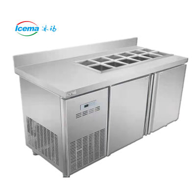 یخچال میز کار با هوا خنک 120 لیتر نوشیدنی