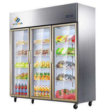 قیمت مناسب یخچال تجاری هتل 1350L شش درب یخچال فضای یخچال آنلاین