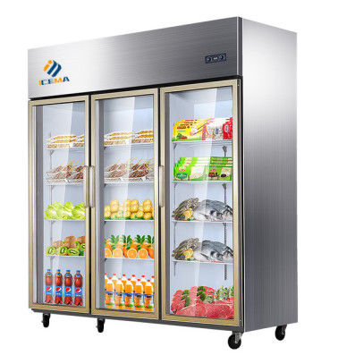 قیمت مناسب رستورانی تجاری استیل فریزر ایستاده 1350L آنلاین