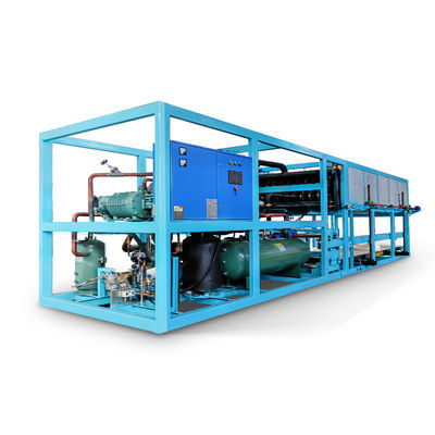 6450*2360*2530mm L*W*H ماشین ساخت بلوک یخ خشک برای ظرفیت روزانه 1-10 تن