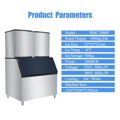 قیمت مناسب Top sale 750kg output commercial ice cube makers machines for bar ماشین های تولید یخ تجاری آنلاین