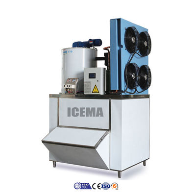 قیمت مناسب 3.6KW صنعت قابل حمل یخ فلک ساز برای ماهی 1T / 2T / 3T / 5T فلک یخ ماشین آنلاین