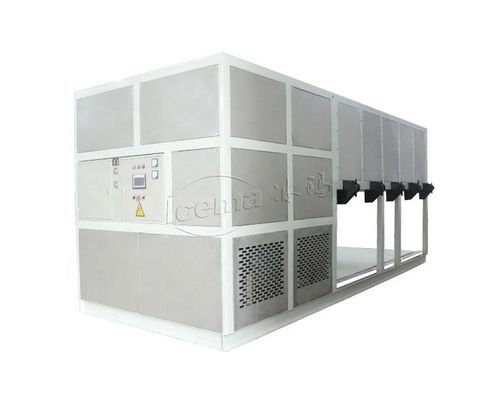قیمت مناسب دستگاه تولید یخ صنعتی 10T/24H با خنک کننده مستقیم و یخچال R404A/R22 آنلاین