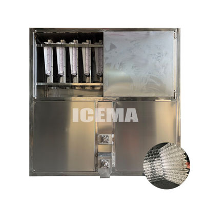 قیمت مناسب ماشین یخ ICEMA 2T / 24H دستگاه تولید مکعب یخ اتوماتیک برای کارخانه های یخ آنلاین