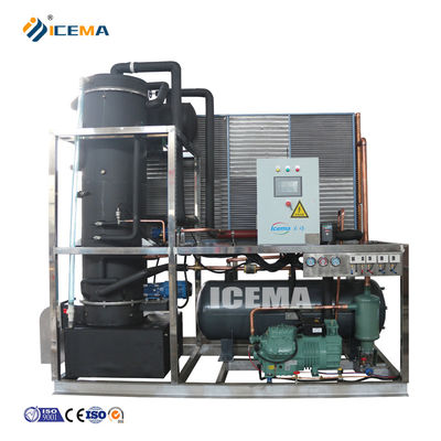 قیمت مناسب دستگاه ساخت لوله ی یخ کامل اتوماتیک 8T ICEMA با ظرفیت ذخیره ی یخ سفارشی آنلاین