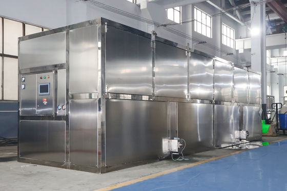 قیمت مناسب دستگاه یخ 10 تن با بسته بندی خودکار سفارشی و 22x22x22 میلی متر اندازه یخ مکعب آنلاین